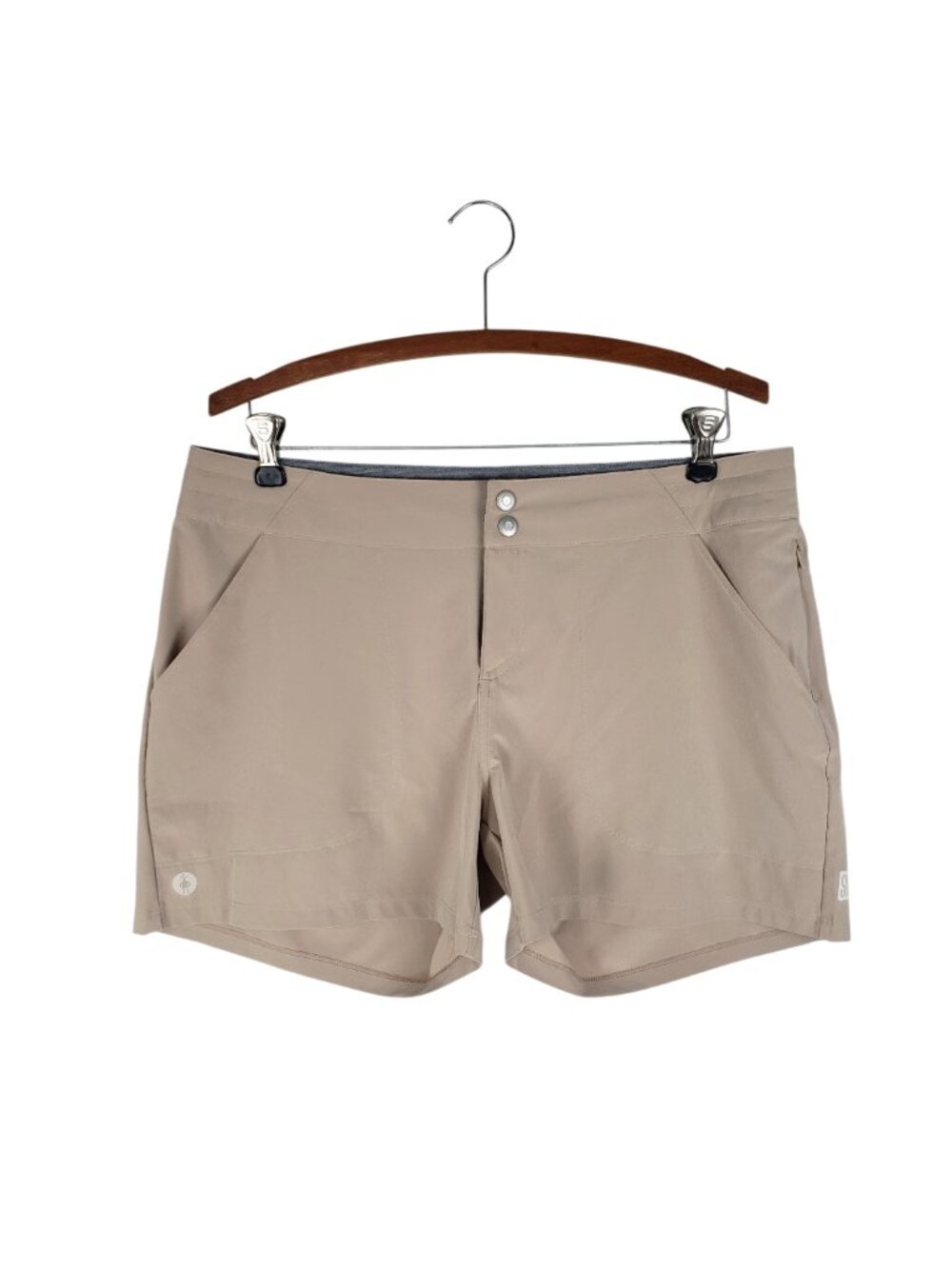 Smartwool Smrtwl Active Hike Shorts Khaki SW016607 Womens Large
